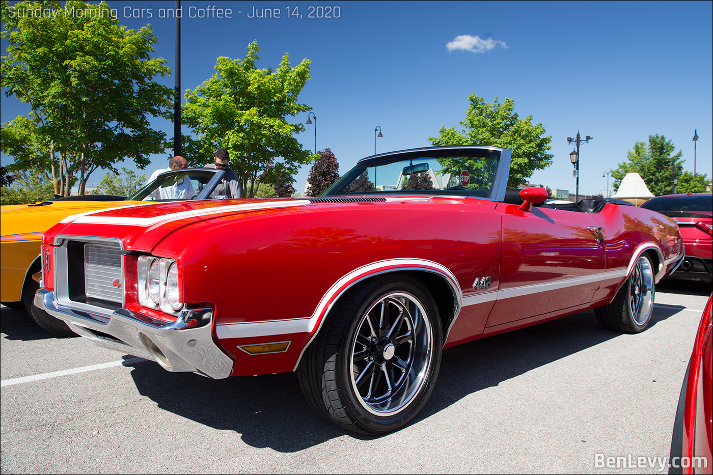 Red Oldsmobile 442 Convertible