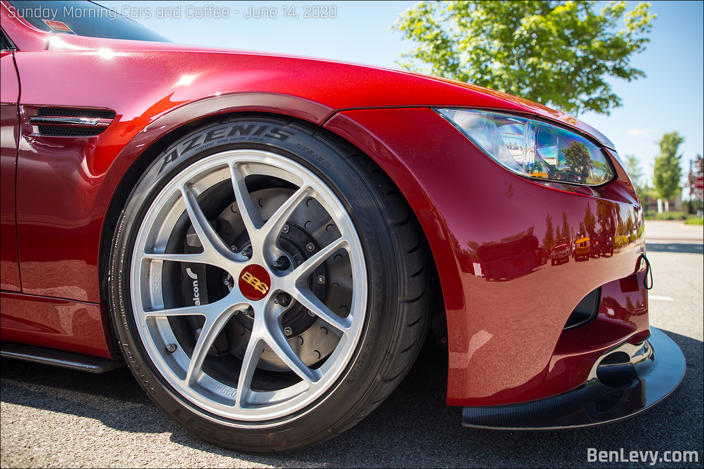 BBS CI-R on Red BMW M3 Sedan