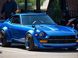 Blue Nissan Z-Car at Sunday Morning Cars and Coffee