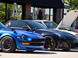 Old and New Nissan Z at Sunday Morning Cars and Coffee