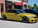 Yellow BMW M3