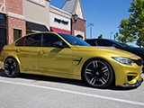Yellow F80 BMW M3