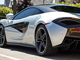 Arodynamic bodywork on McLaren 570S