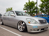 Dropped Lexus LS430 at Cars and Coffee in South Barrington