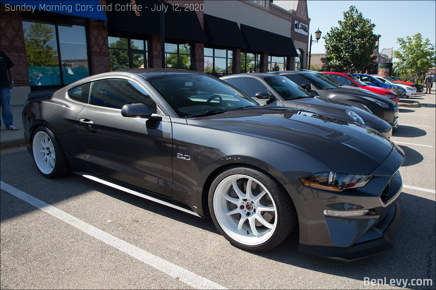 Grey Ford Mustang GT