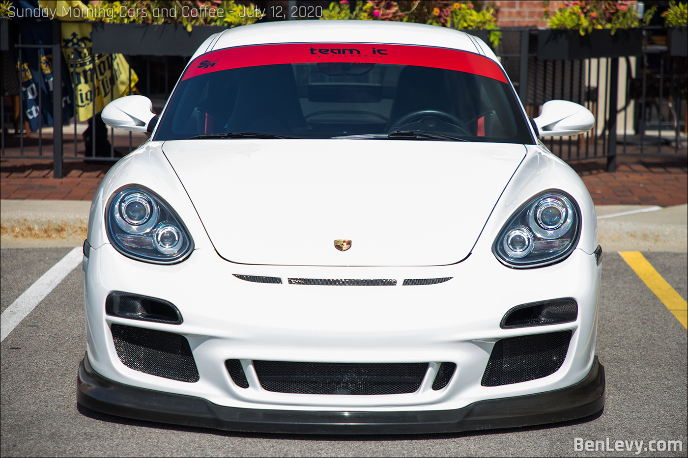 GT3 style bumper on 987 Cayman by Getty Design