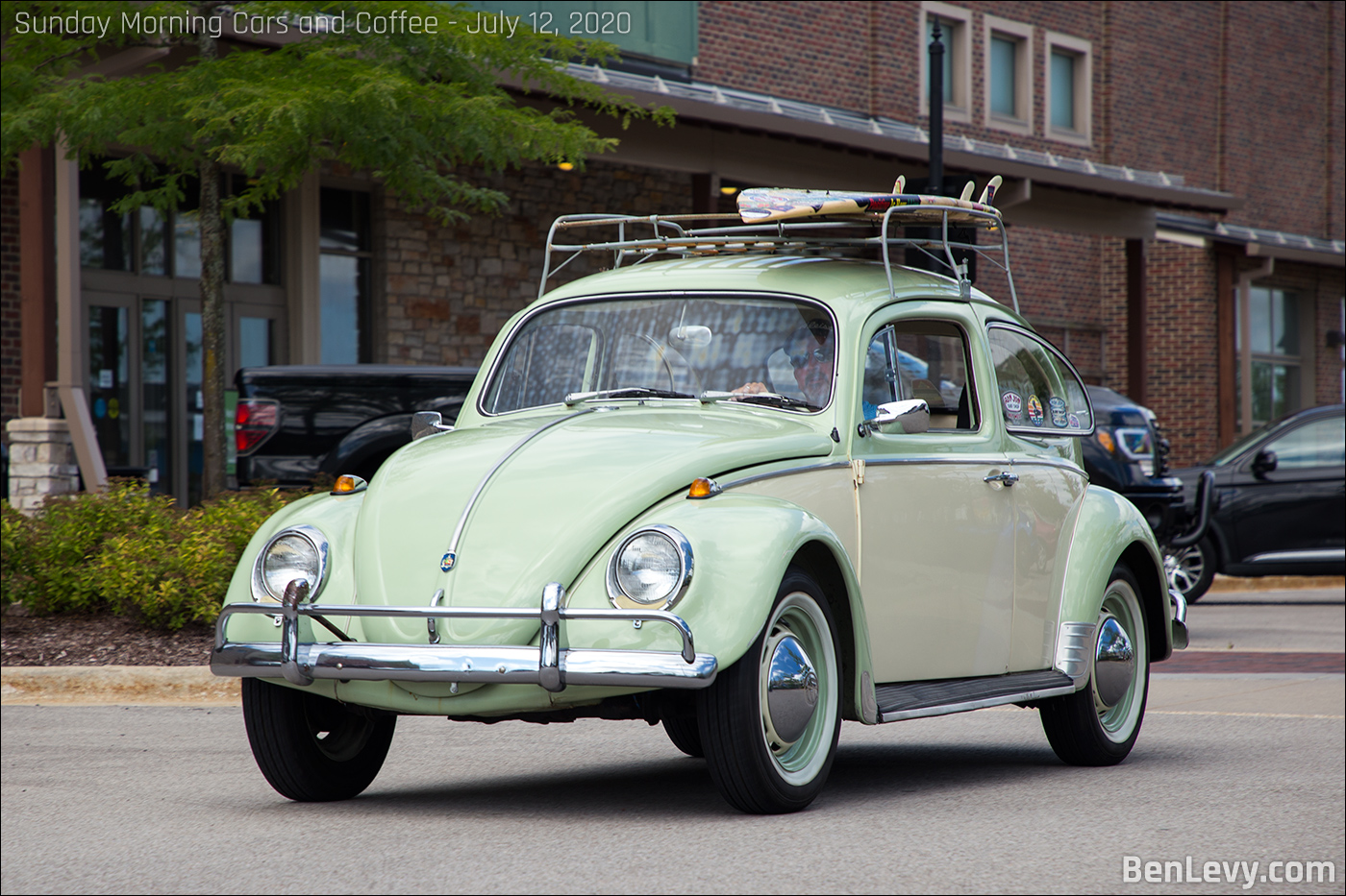 Green Volkswagen Bug