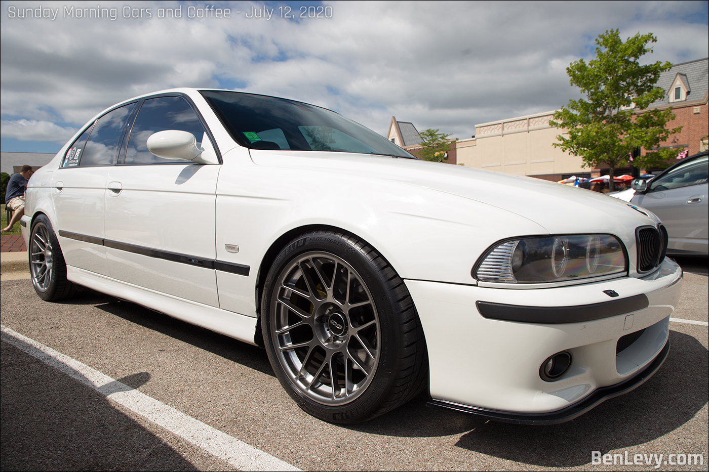 White E39 BMW M5