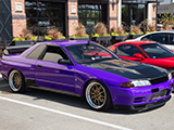 Purple Nissan Skyline GT-R
