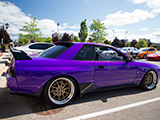 Purple Nissan Skyline GT-R