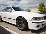 White E39 BMW M5