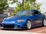 Blue Honda S2000