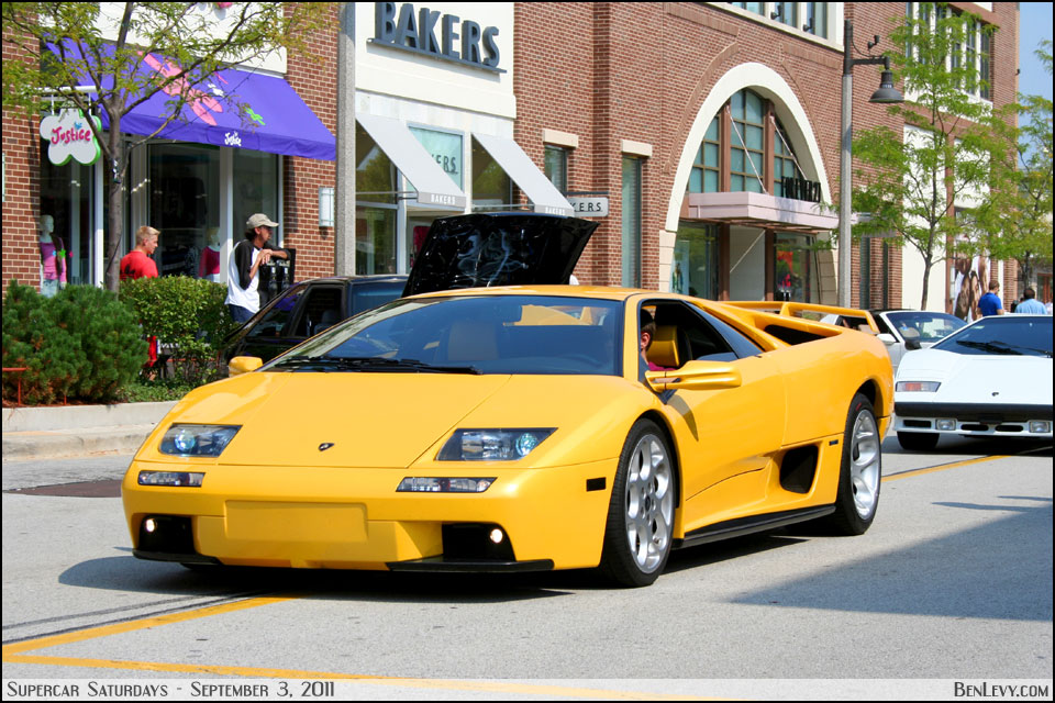 Yellow Lamborghini Diablo