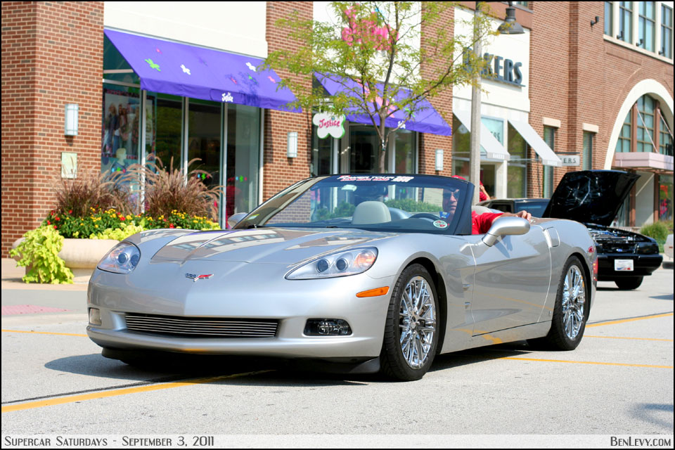 Silver Corvette