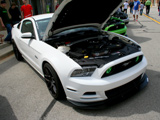 White Ford Mustang GT