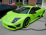Green Lamborghini Murciélago