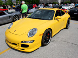 Yellow Porsche Carrera S
