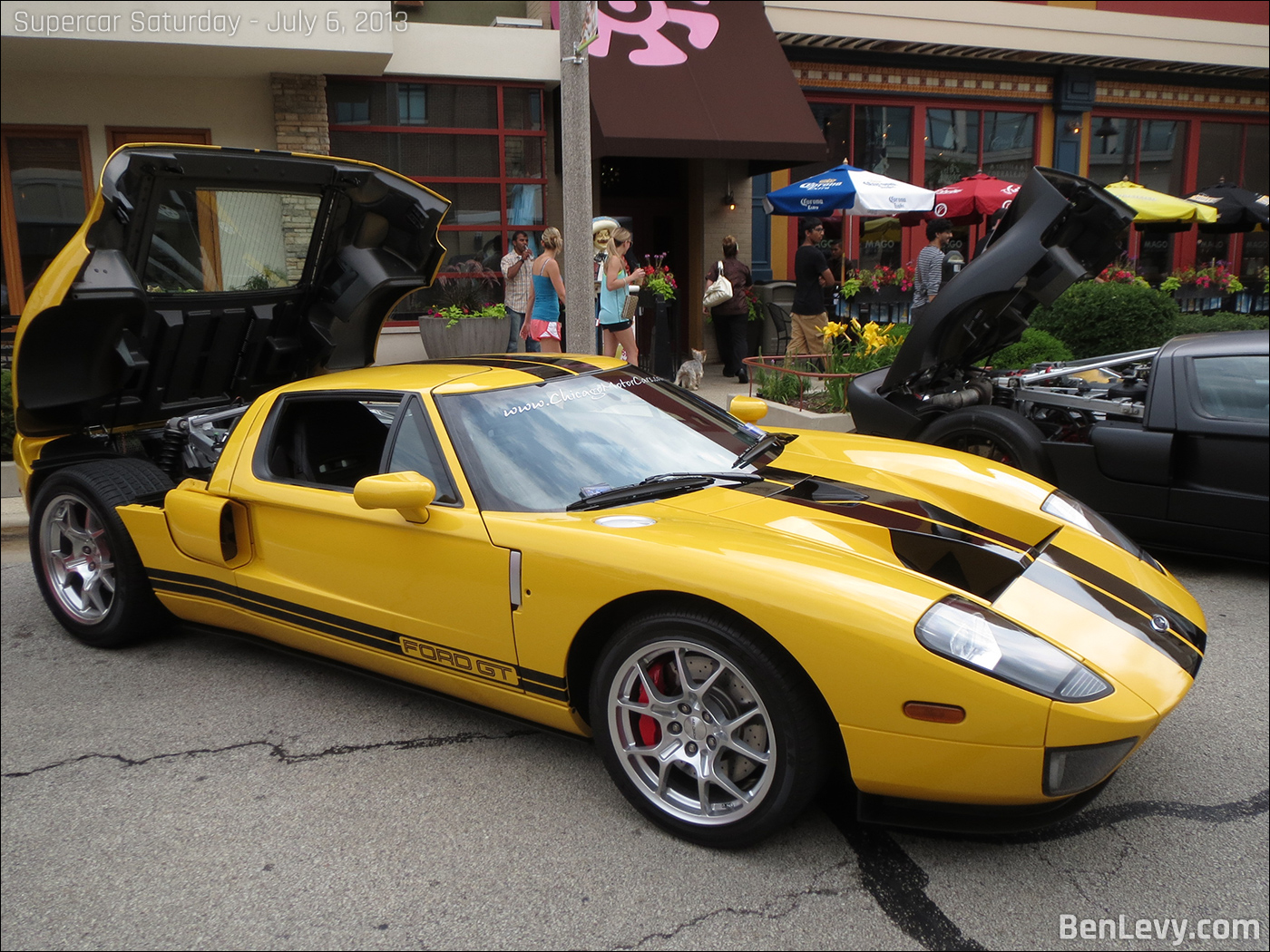 Yellow Ford GT