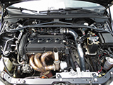 Mitsubishi Lancer Evo Engine with front-facing turbo