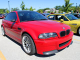 Red E46 BMW M3