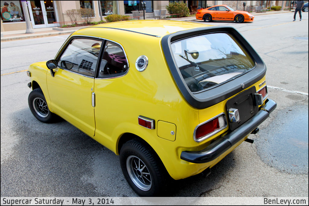 Yellow Honda 600 Coupe