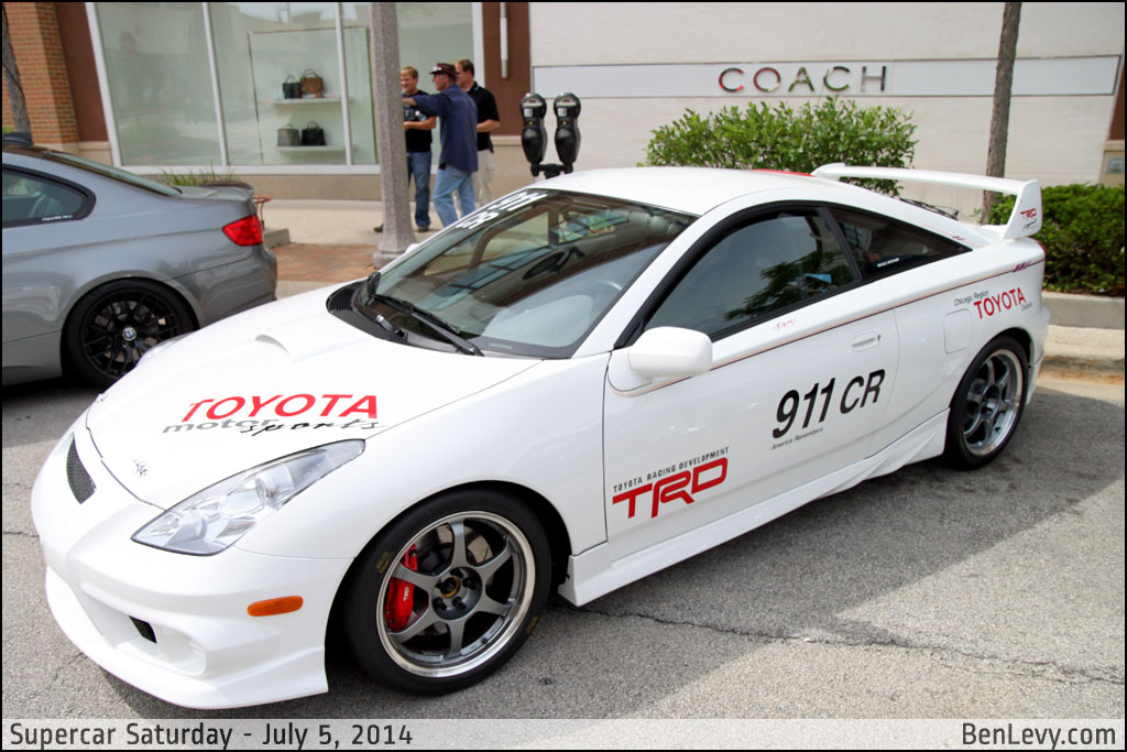White Toyota Celica