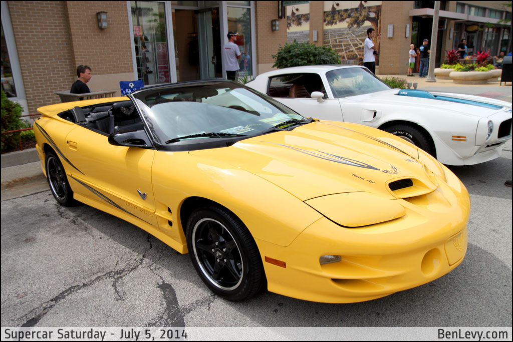 Yellow 2002 Pontiac Trans Am
