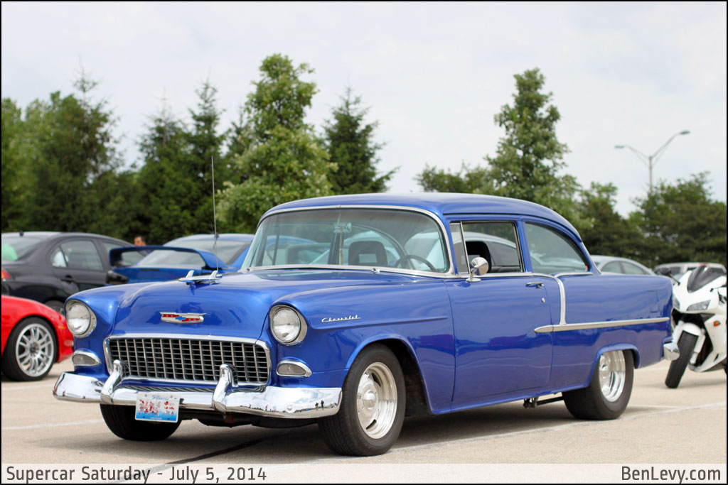 Blue Chevy Bel-Air