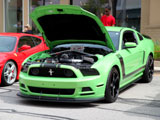 Lime Green Ford Boss 302 Mustang