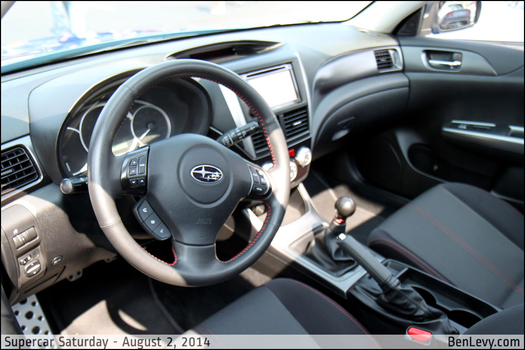 Subaru WRX interior