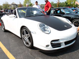 White Porsche 911 Convertible