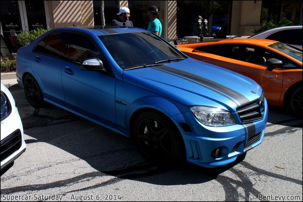 Wrapped Mercedes-Benz C63 AMG