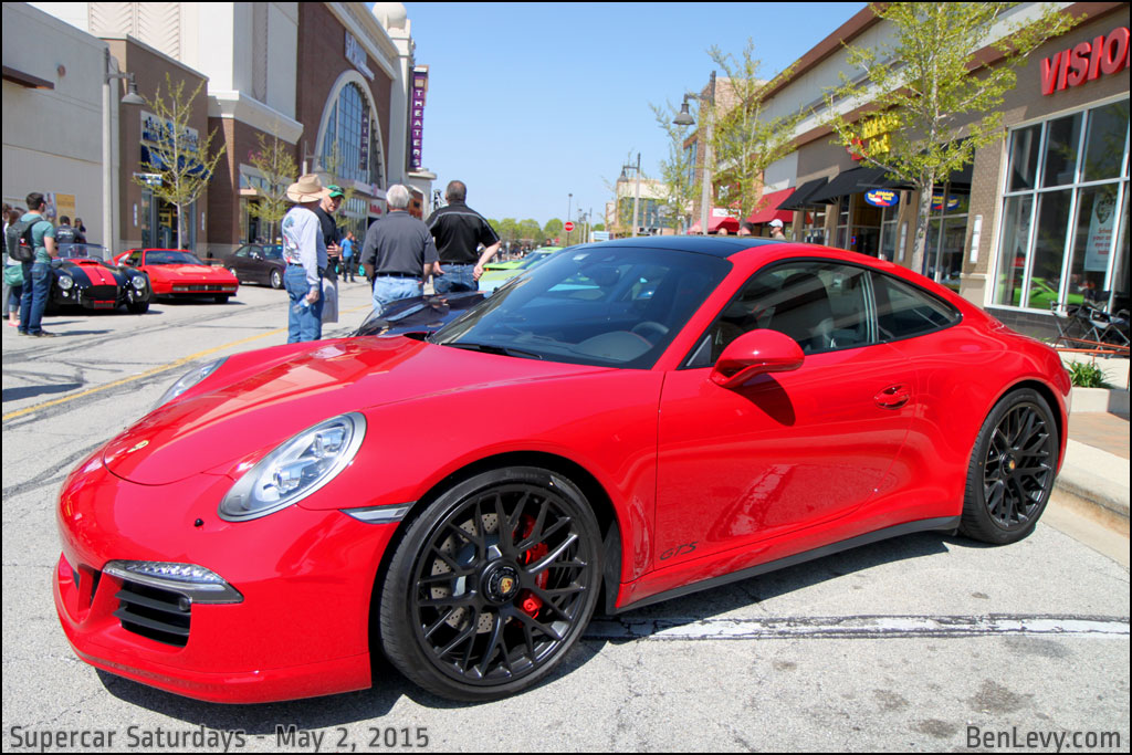 Red Porsche 911 GTS