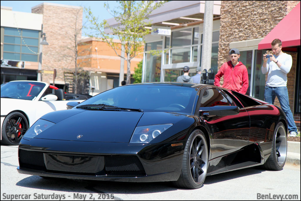 Black Lamborghini Murcielago