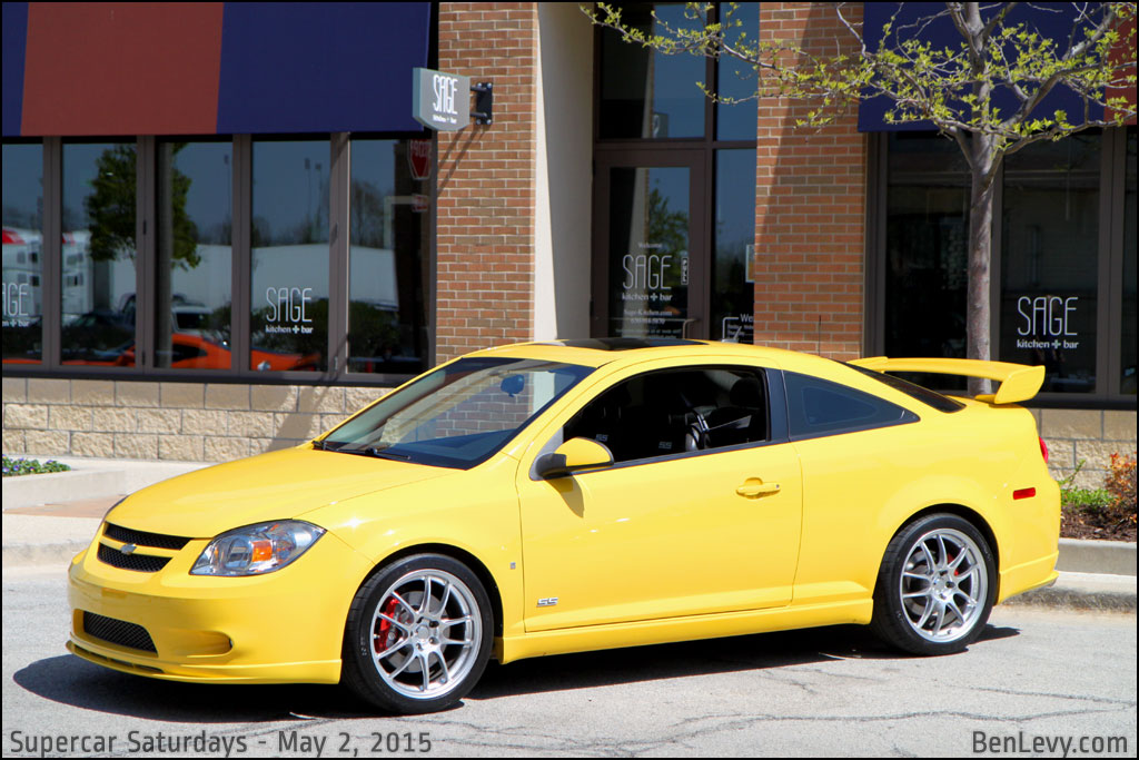 Yellow Chevy Cobalt SS