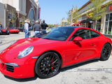 Red Porsche 911 GTS
