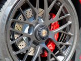 Center-lock wheel on Porsche 911 GTS