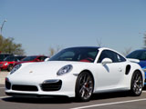 White Porsche 911 Turbo