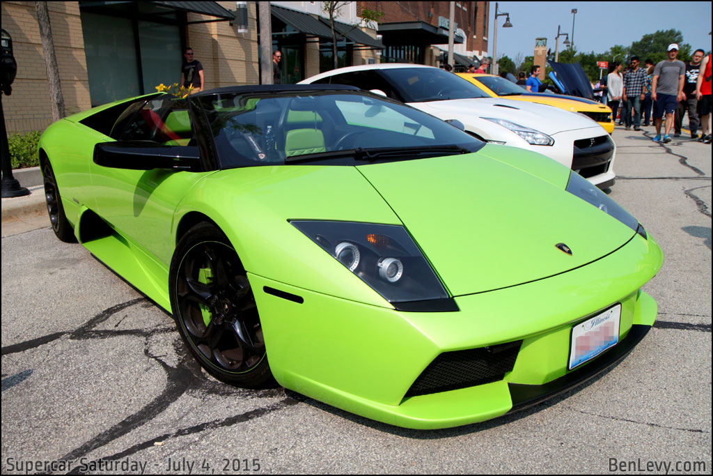Lime Green Lamborghini Murcielago - BenLevy.com