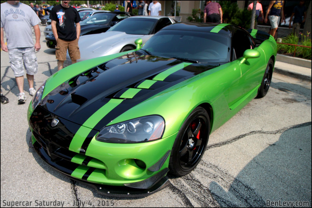 Green Dodge Viper