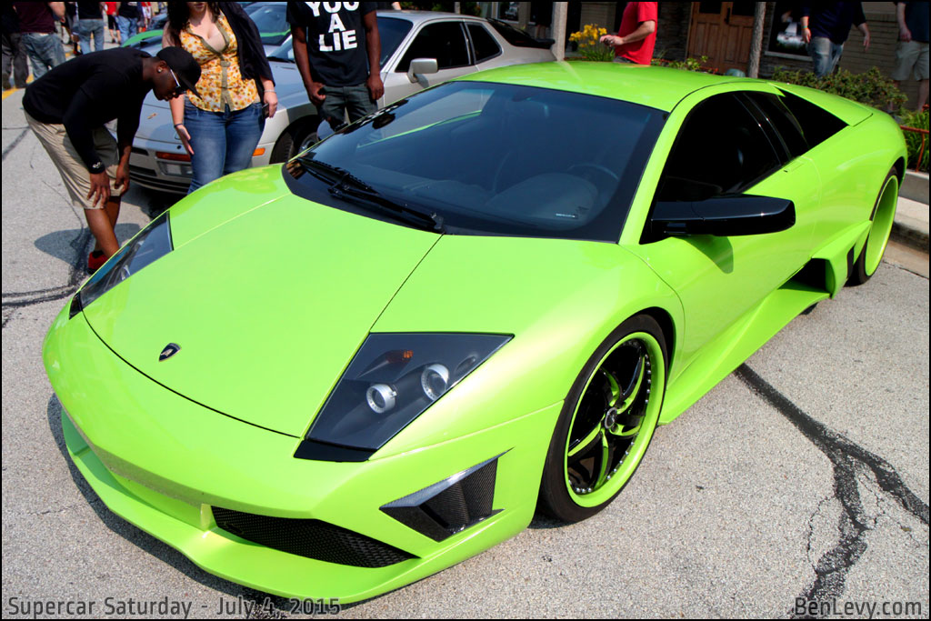 Lime Green Lamborghini Murcielago - BenLevy.com
