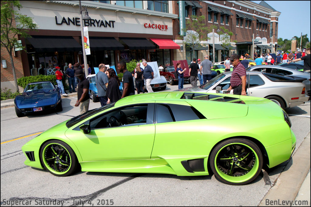 Lime Green Lamborghini Murcielago