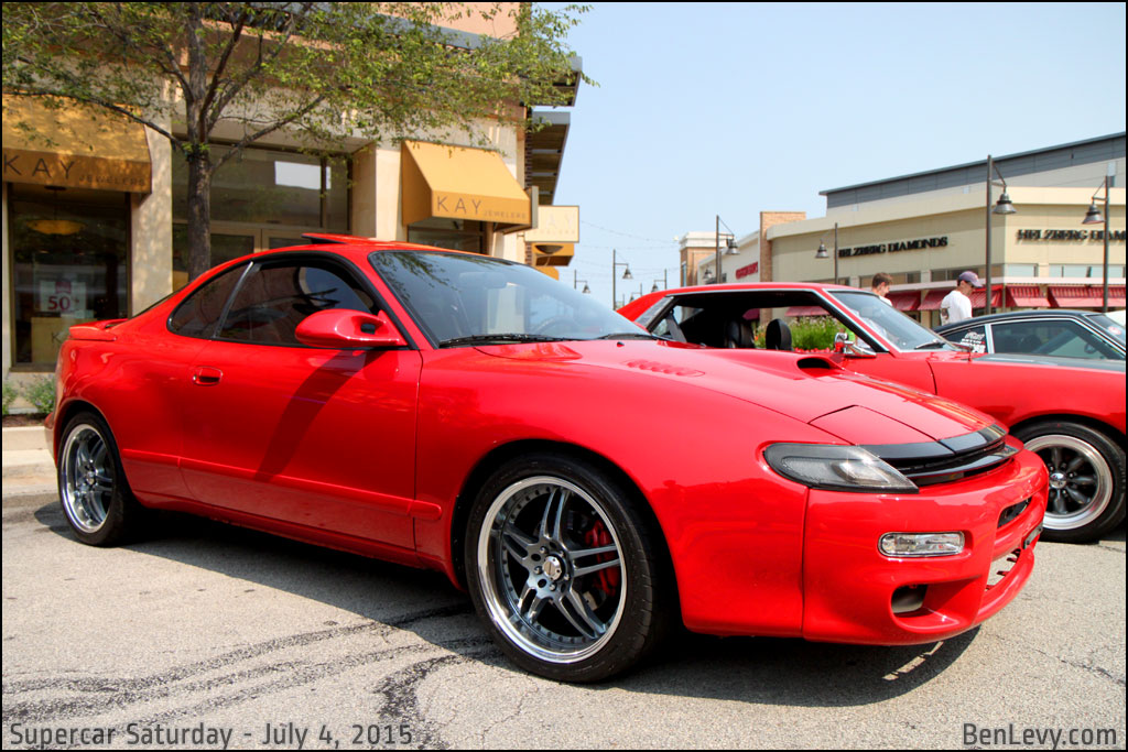 Red Toyota Celica All-Trac