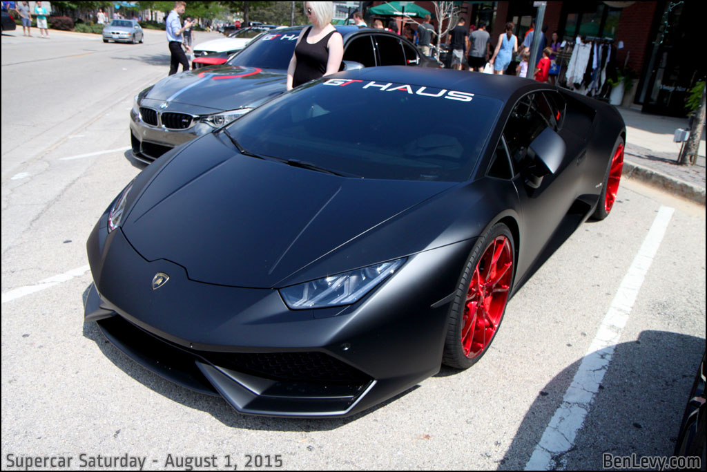 Matte Black Lamborghini Huracan