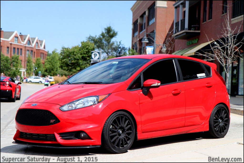 Red Ford Fiesta ST