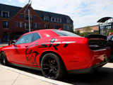 Red Dodge Challenger Hellcat
