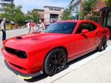 Red Dodge Challenger Hellcat