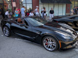 Black Corvette Z06 convertible