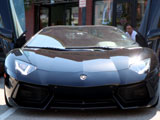 Front of Lamborghini Aventador