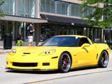 Yellow C6 Corvette Z06